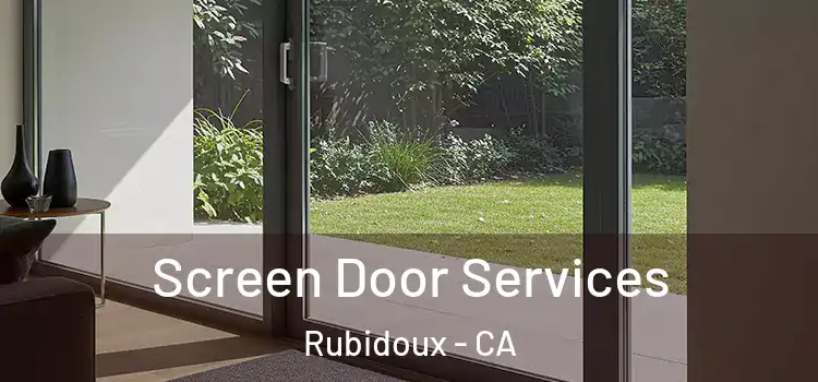 Screen Door Services Rubidoux - CA